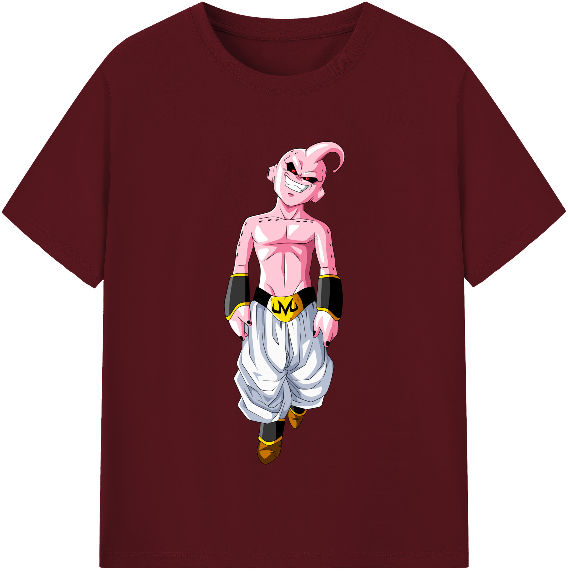 （画像用） ドラゴンボール 魔人ブウ DRAGON BALL Majin Buu 綿100％半袖Tシャツ（フロントプリント）